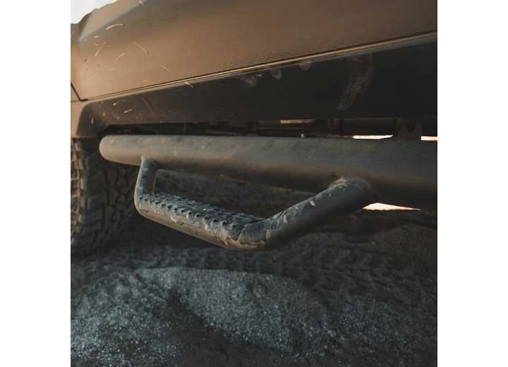 Smittybilt Nerf Step For 16-23 Toyota Tacoma Crew Cab Textured Round Black - Imagem 4 de 4