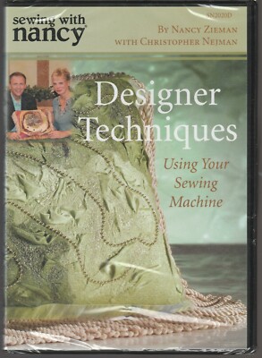 Designer Techniques Using Your Sewing Machine DVD Sealed Sewing With Nancy L@@K!