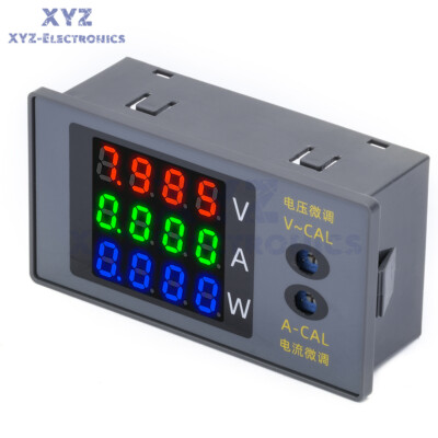 DC 0~100V 10A 1000W 4-digit High Precision Digital Voltage Current Power Meter