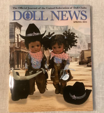 Doll News Magazine UFDC Spring 2025 Featuring Twins Couples Siblings Pairs Duos