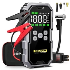 Jump Starter with Air Compressor, 6000A 150PSI Jump Starter Battery Pack (All...