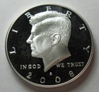 2008 S Silver Kennedy Half PROOF (#918a)