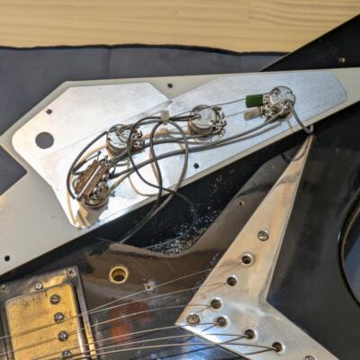 Barclay Flying V Type Guitar Safe Packing! | eBay