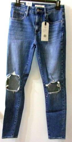 NWT Levis Womens 721 Ripped High Rise 