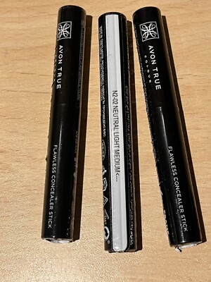Avon True Colour Flawless Concealer Stick LIGHT MEDIUM x3