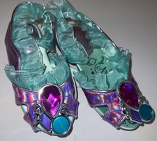 Disney Store The Little Mermaid Princess Ariel Costume Dress Shoes Girl 7/8