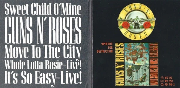 Guns N' Roses – Sweet Child O' Mine / Single CD - Bild 3 von 4