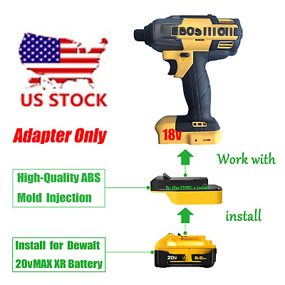 #ad 1 Adapter for BOSTITCH 18v NOT 20V MAX Tools To Use for DeWaIt 20V MAX Battery $19.99