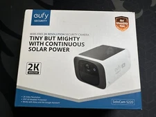 Eufy SoloCam S220 2K Security Camera Model T8134 - White