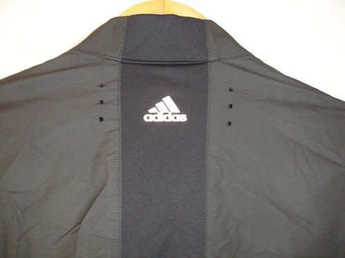 Adidas Climaproof Mens Black Full Zip Long Sleeve Unlined Windbreaker XL NWT - Foto 5 di 9