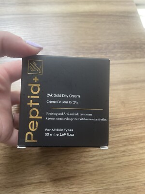 PEPTID+ 24K GOLD DAY CREAM REVIVING AND ANTI- WRINKLE EYE CREAM EXP 03/2027 NEW