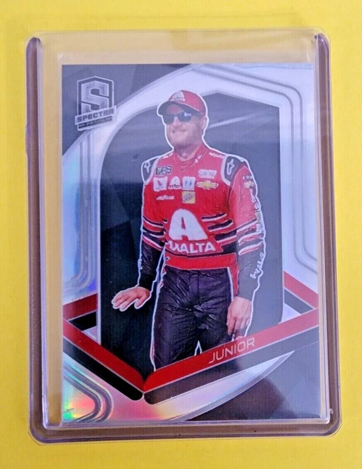 2021 Panini Chronicles Racing-Spectra-Base-Celestial Blue-Interstellar Red-Prizm - Image 3 of 4