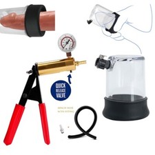 Penis Pump Vacuum Cylinder Male Penis Massager Head Enhancer Endurance Exercise