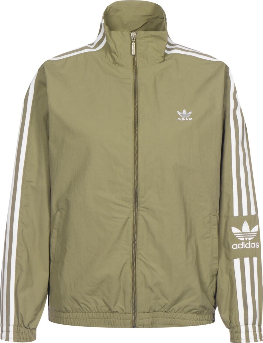 Women's Adidas Adicolor Classics Lock-Up Track Top Green BNWT Size