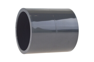 PVC-U Doppelmuffe Verbindungsmuffe mit Klebemuffen Klebefitting Fitting