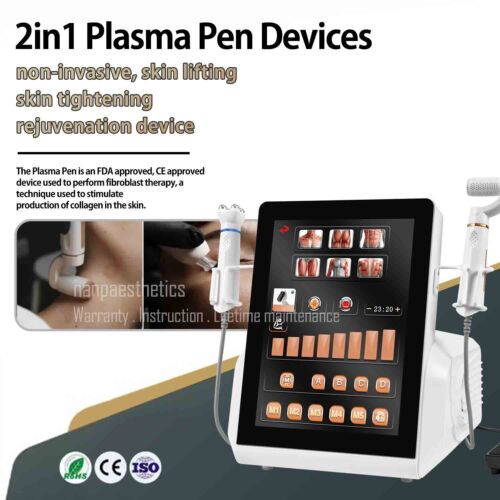 2in1 Microcurrent R-F Plasma Roller Pen Face Lift Stimulation Facial Spa Machine - Afbeelding 1 van 10