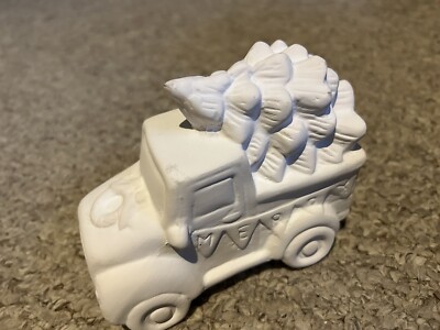 Paint Your Own Plaster Christmas Holiday Truck