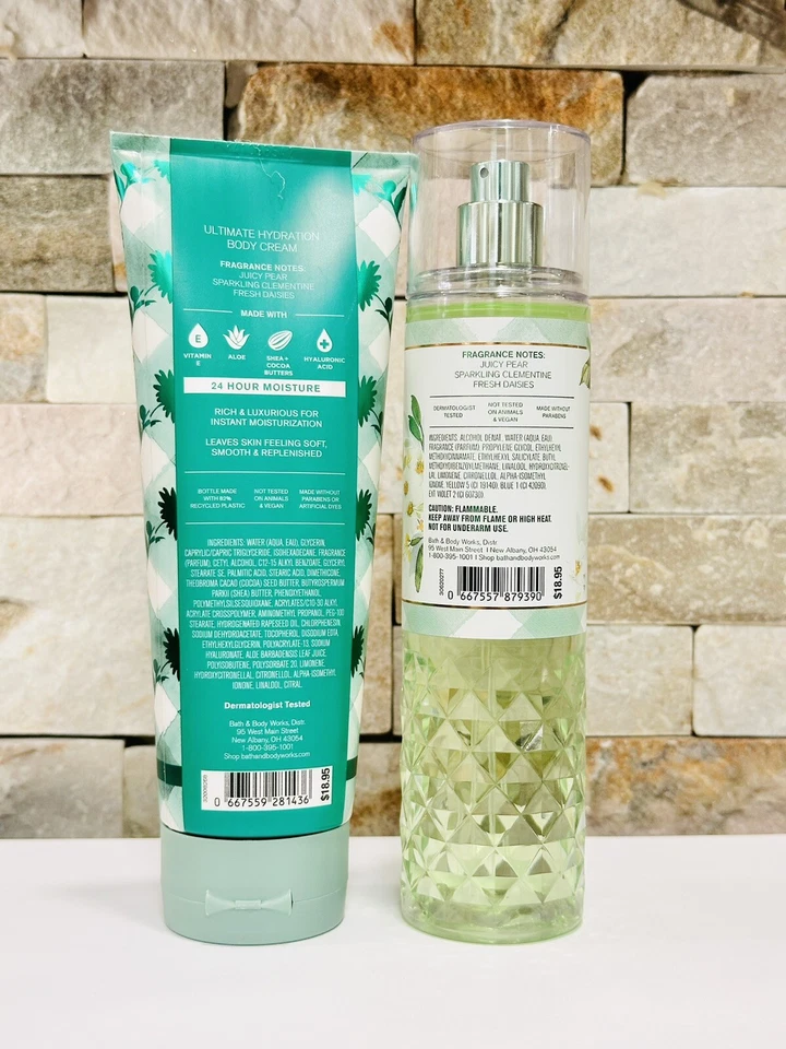 Bath & Body Works Gingham Fresh Crema Corporal Hidratante y Spray Corporal Set de 2 Foto 2 de 2