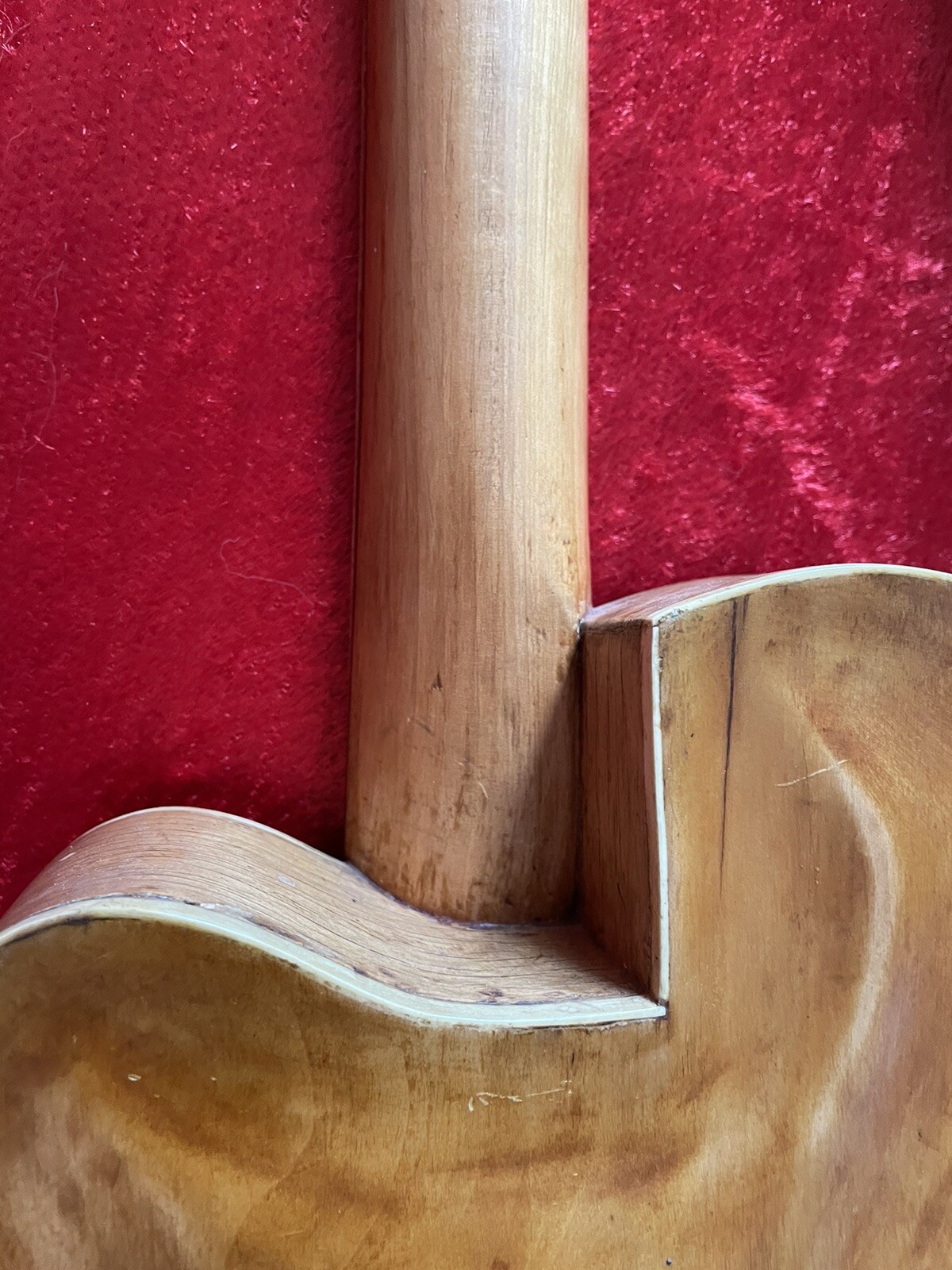 Handmade Garage Build Carved Top Mandolin Super Wide Nut / String