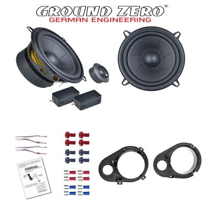 Ground Zero Auto Lautsprecher Set 13cm Kompo 280 Watt für Ford Orion 1990-1993