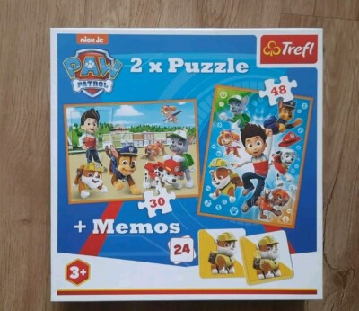 Paw Patrol  2 Puzzle 30+48 Teile und Memos Trefl Puzzle