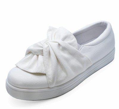 cute white slip on shoes