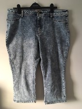 Highway Jeans Women’s Capri Jeans Cropper Pants Bottoms Plus Size 18**