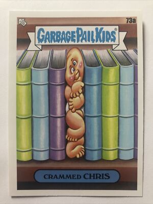 Garbage Pail Kids 2022 Topps Stickerbuch Worms Crammed Chris 73a