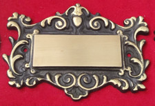 Namensschild Türschild 123 x 85mm aus Massiv...