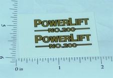 Pair Tonka 200 Powerlift Replacement Stickers TK-153