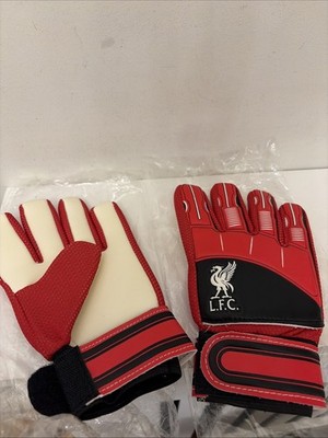 Liverpool F.C L.F.C Junior Fußball Handschuhe Goalie Rot Neu Gr. 5 (67-73)