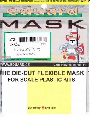 EDUCX624 1:72 Eduard Mask - OV-1A JOV-1A Mohawk (CLP kit)