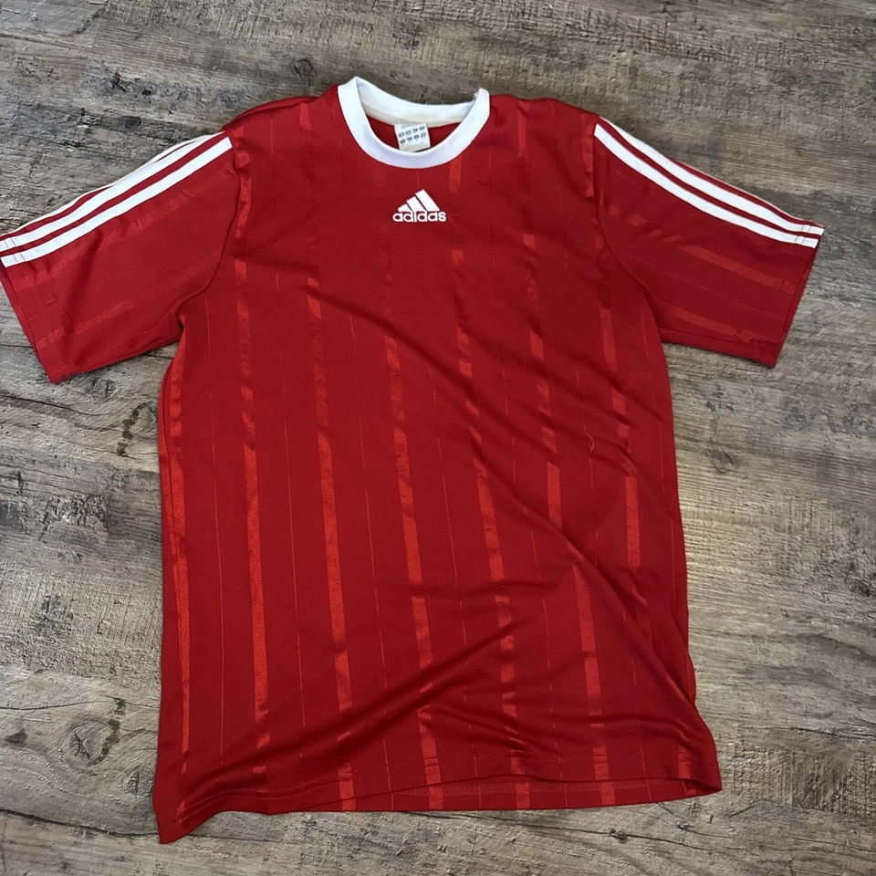 Adidas Niños Talla Pequeña Camisa Y Pantalones de Pista Rojo Negro Conjunto Foto 2 de 4
