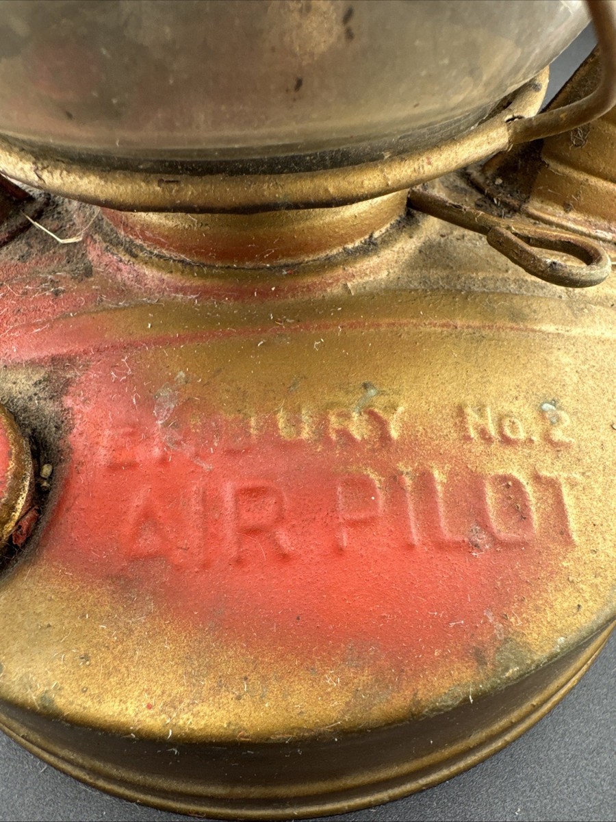 EMBURY AIRPILOT ヴィンテージランタンDIETZ赤グローブUSA製 EMBURY