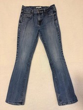 Levis 515 Jeans Girls 4 Blue Medium Wash Stretch Denim Bootcut Mid Rise