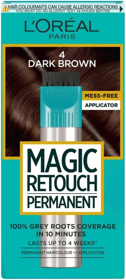 L'Oréal Paris Magic Retouch Instant Root Spray, Dark Brown 4. Delivers flawles