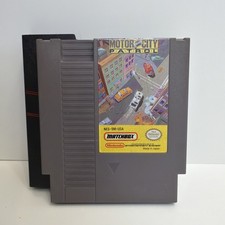 Motor City Patrol Nintendo NES +Dustcover Tested Authentic CLEAN