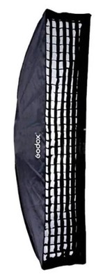 Godox SB-FW30120 Softbox Stripbox 30x120cm mit Grid / Wabe, Bowensmount