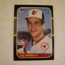 1987 Donruss Cal Ripken Jr. #89 HOF Induction Day Stamp 
