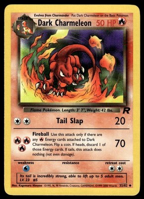 Pokemon TCG Team Rocket #32/82 Blaine's Charizard LP+