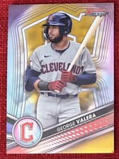 GEORGE VALERA #04/50 2022 Bowman's Best #TP-11 Gold Refractor Top Prospects