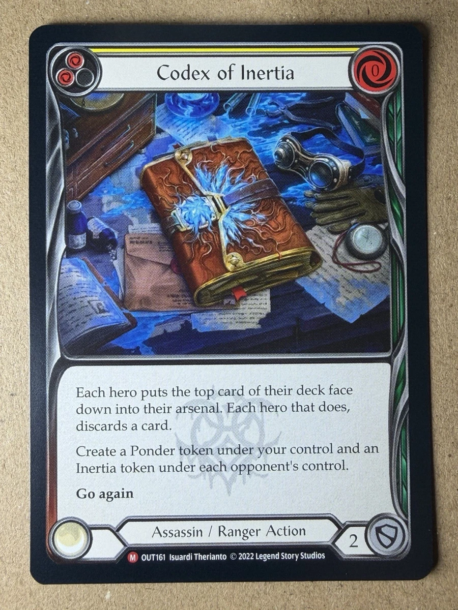 Codex of Inertia OUT161 Outsiders for sale | eBay
