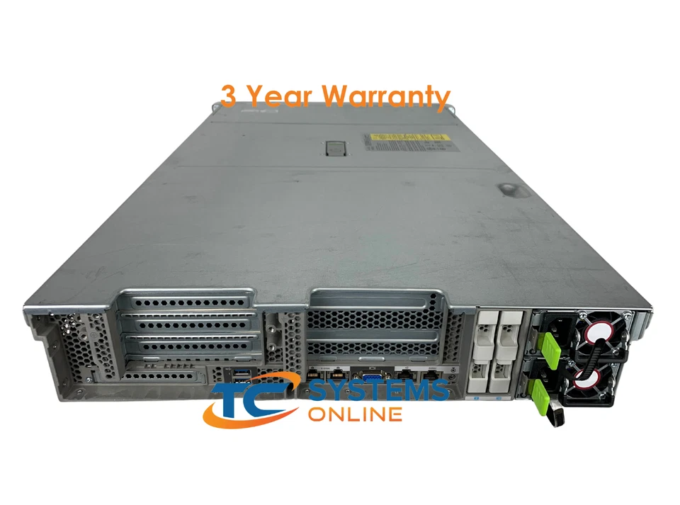 Cisco C240 M5 2xGold 5122 3.6GHZ=8Cores 64GB 3xHD Tray 12G Raid - Image 2 of 2