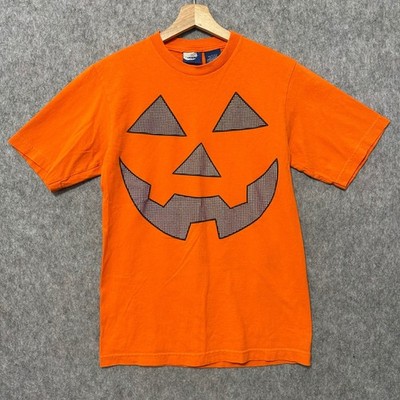 Vintage Jesse Pinkman Pumpkin Shirt Mens Small Orange Halloween Breaking Bad Y2K