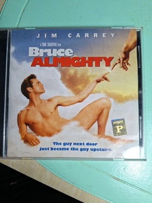 Bruce Almighty. Staring Jim Carrey, Morgan Freeman & Jennifer Aniston. On 2 VCDs