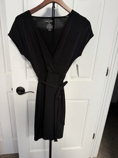 Nine West Black Faux Wrap Black XS NWT