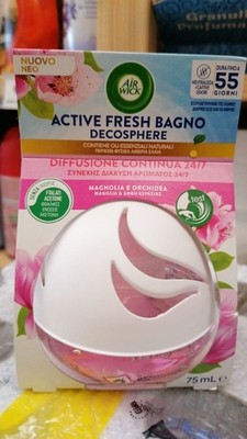   AIRWICK ACTIVE FRESH DECOSPHERE FLÜSSIGBAD MAGNOLIE und ORCHIDEE 75 ML 80029