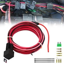 Electric Fuel Pump Relay Kit with 40 AMP Waterproof Relay, Wiring Harness, El...