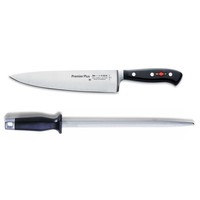 Fr. Dick Premier Plus Set Kochmesser 23 Cm & Wetzstahl 25 Cm Runder Standardzug