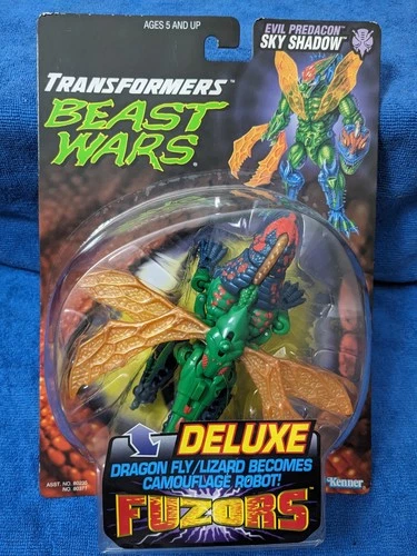 Transformers Beast Wars Fuzors Sky Shadow Deluxe Vintage 1997 Action Figure New